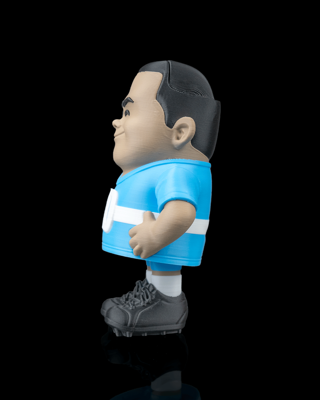 Attacking Midfielder — 3D printed soccer gift, size reference