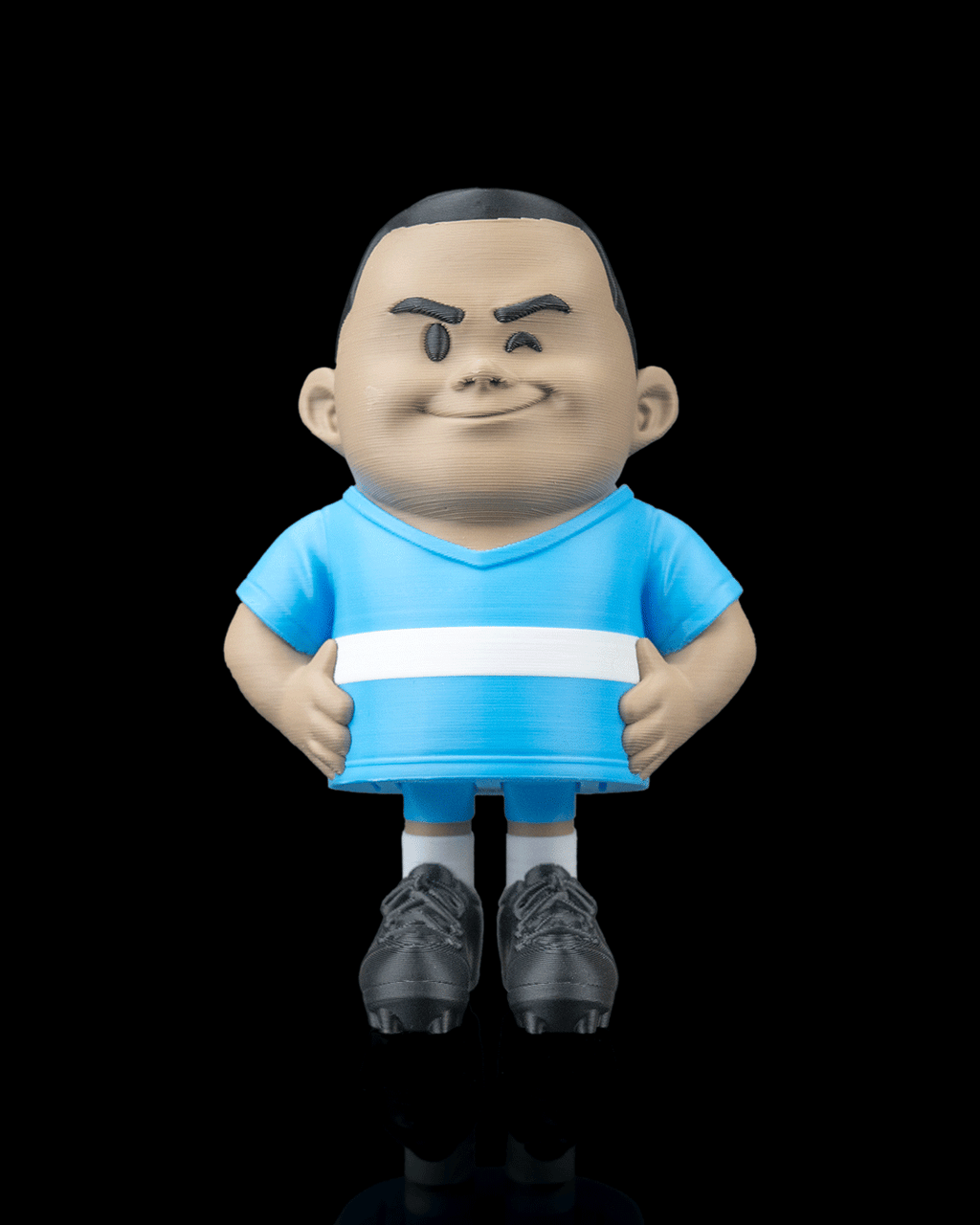 Attacking Midfielder — 3D printed soccer gift, front view