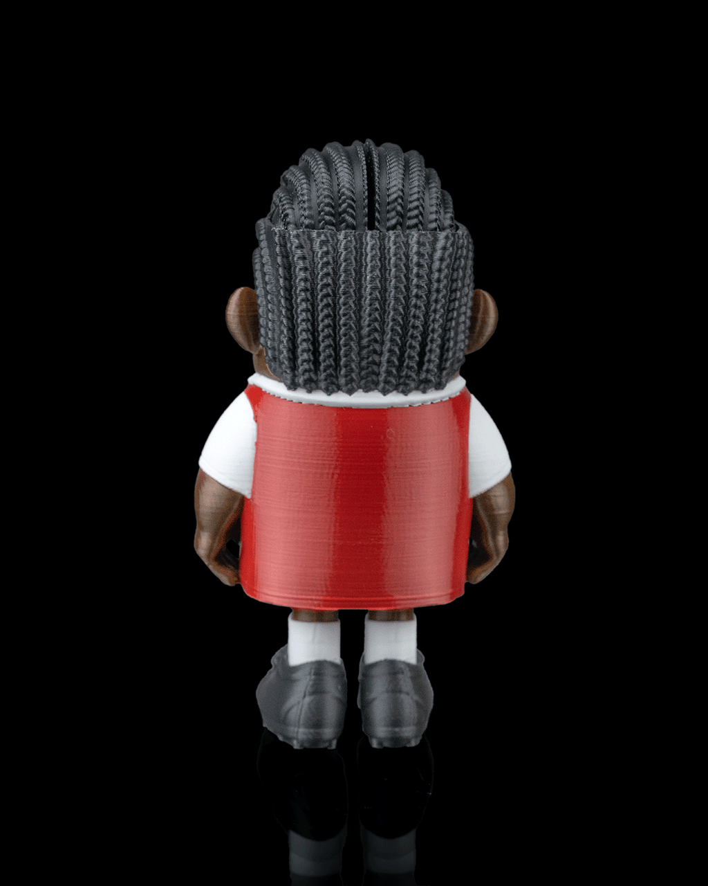 Center Forward — 3D printed soccer gift, size reference