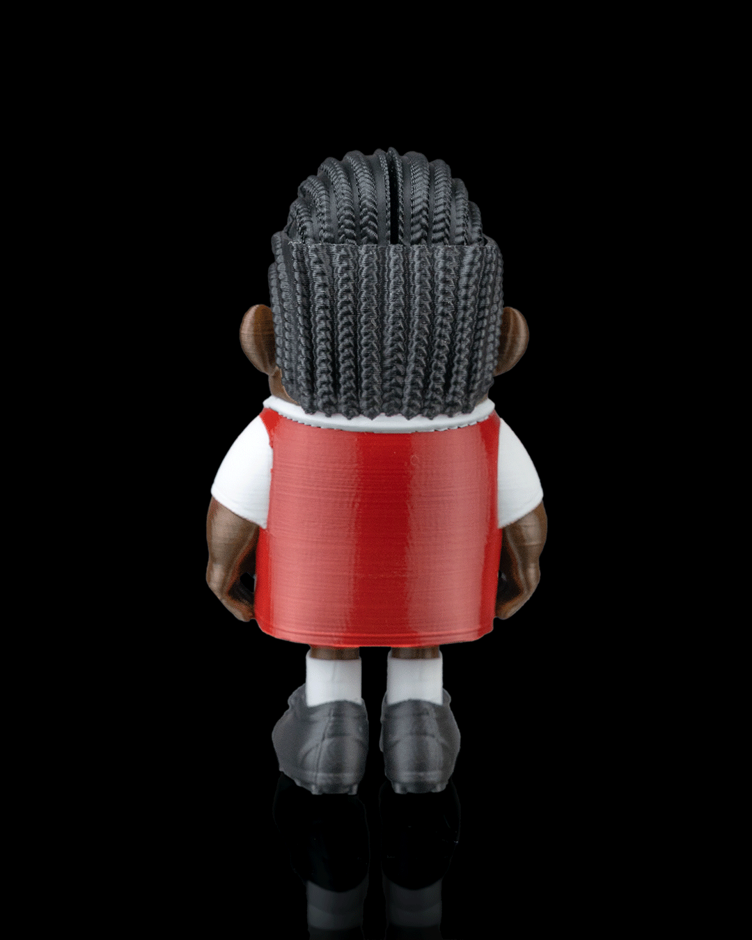 Center Forward — 3D printed soccer gift, size reference