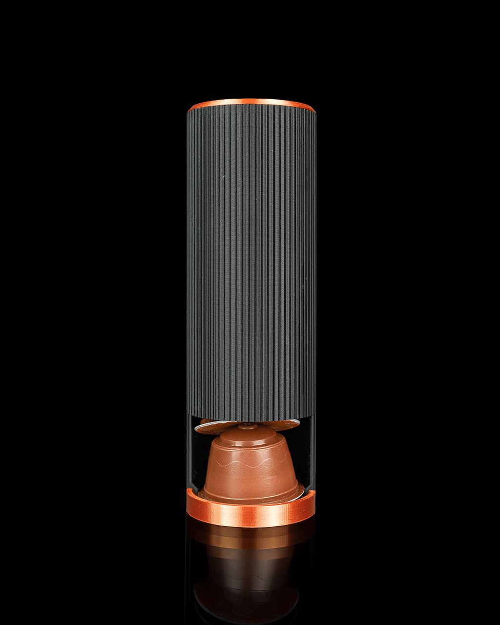 Coffee Tower Pod Dispenser — 3D printed coffee pod holder, side profile
