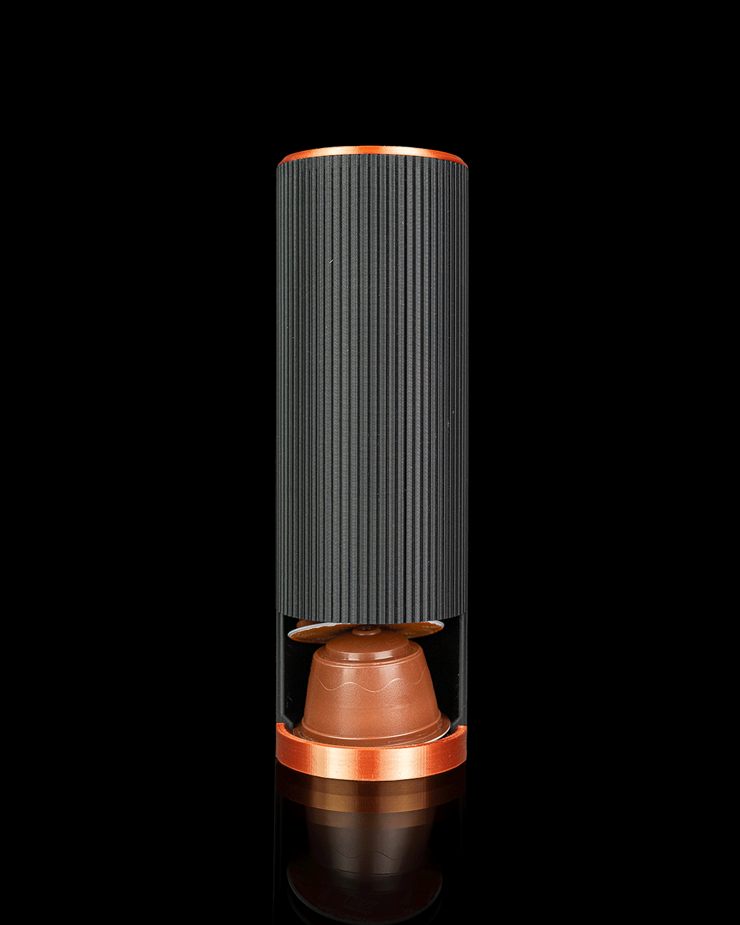 Coffee Tower Pod Dispenser — 3D printed coffee pod holder, side profile
