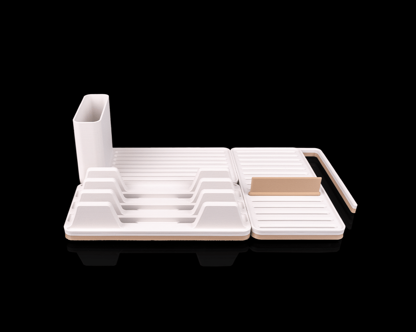 Complete Drying Rack Kit — 3D printed kitchen organizer, with color options