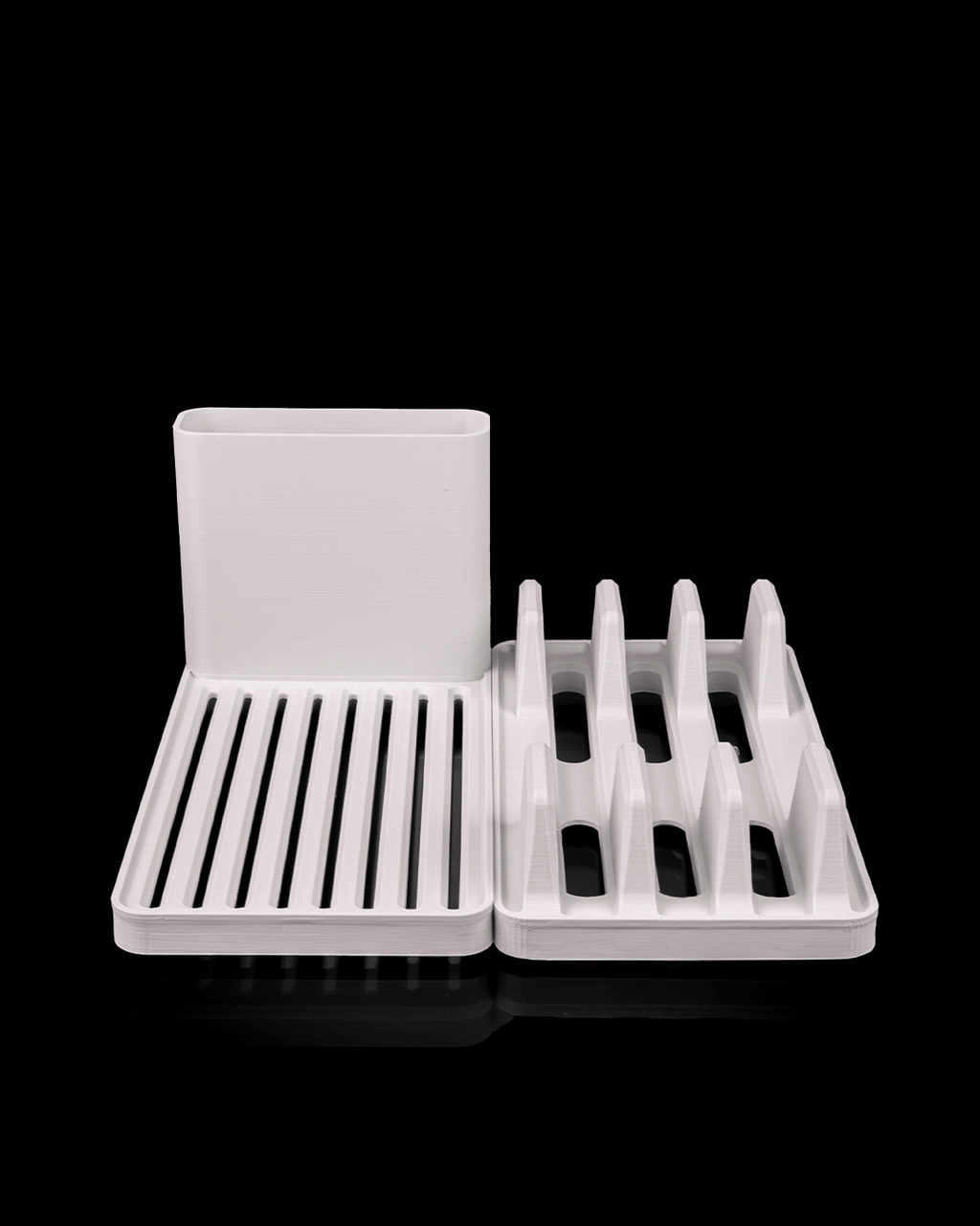 Dish Drying Rack Kit — 3D printed kitchen organizer, with color options