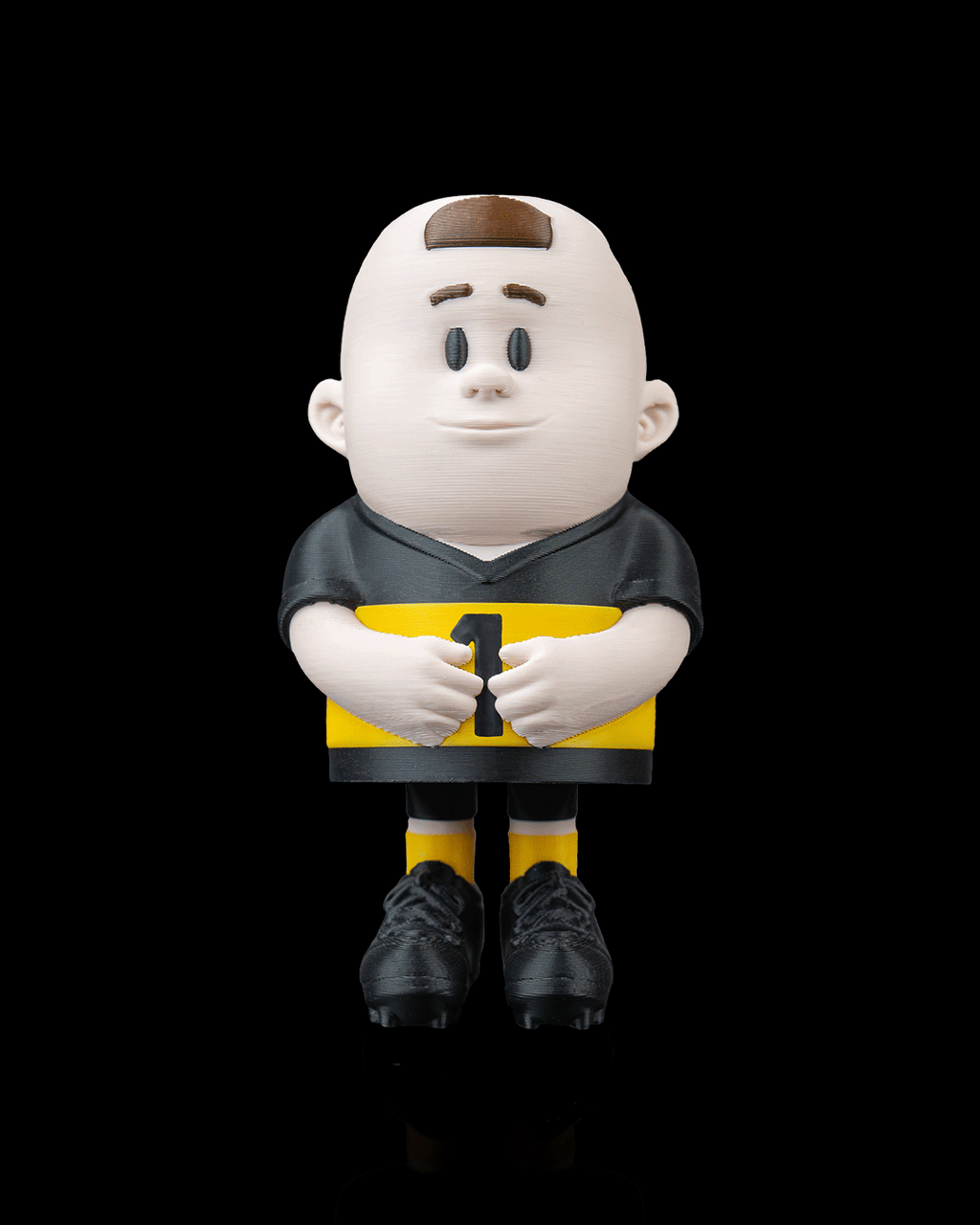 Goalkeeper — 3D printed soccer gift, detail view