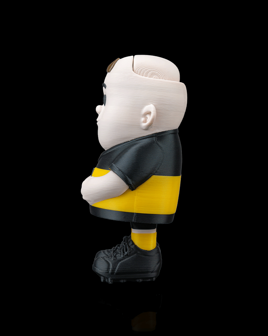 Goalkeeper — 3D printed soccer gift, front view