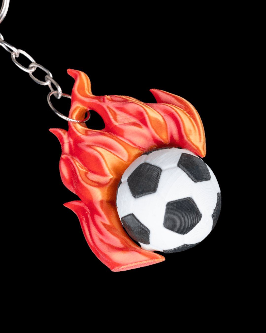 Hot Shot Fidget — 3D printed soccer gift, detail view