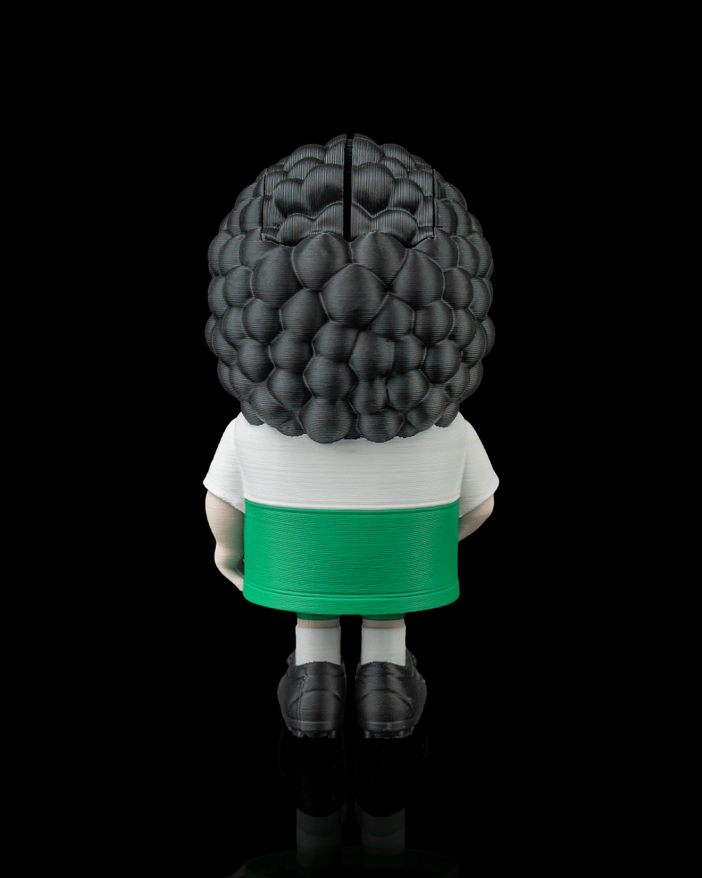 Left Winger — 3D printed soccer gift, close-up of the finish
