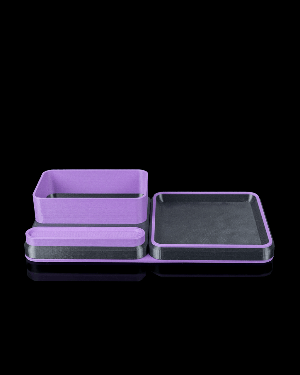 Office Essential Kit — 3D printed desk organizer set, on a desk