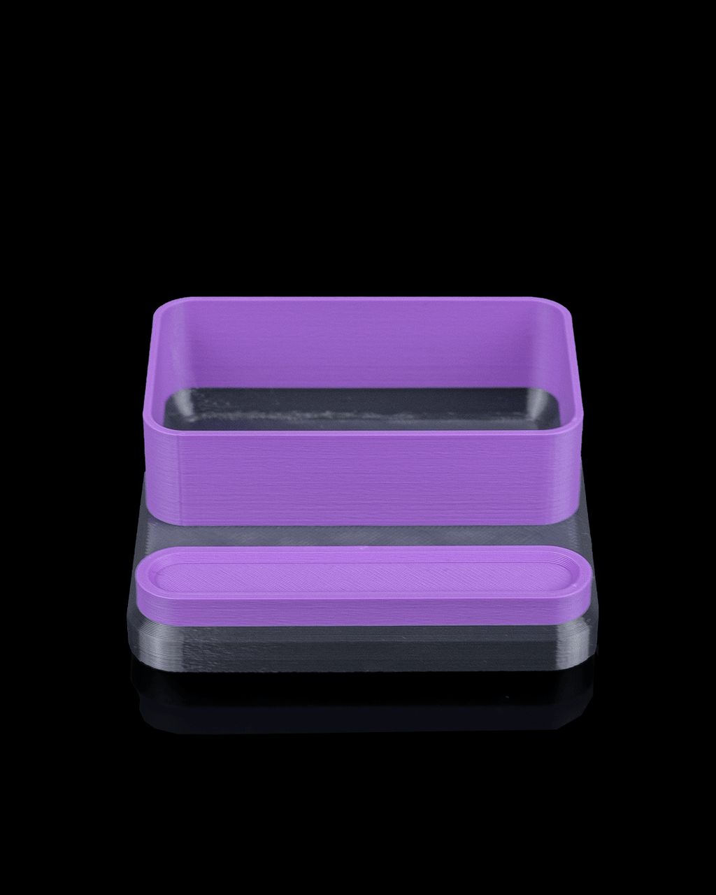 Office Essential Kit — 3D printed desk organizer set, styled on a shelf