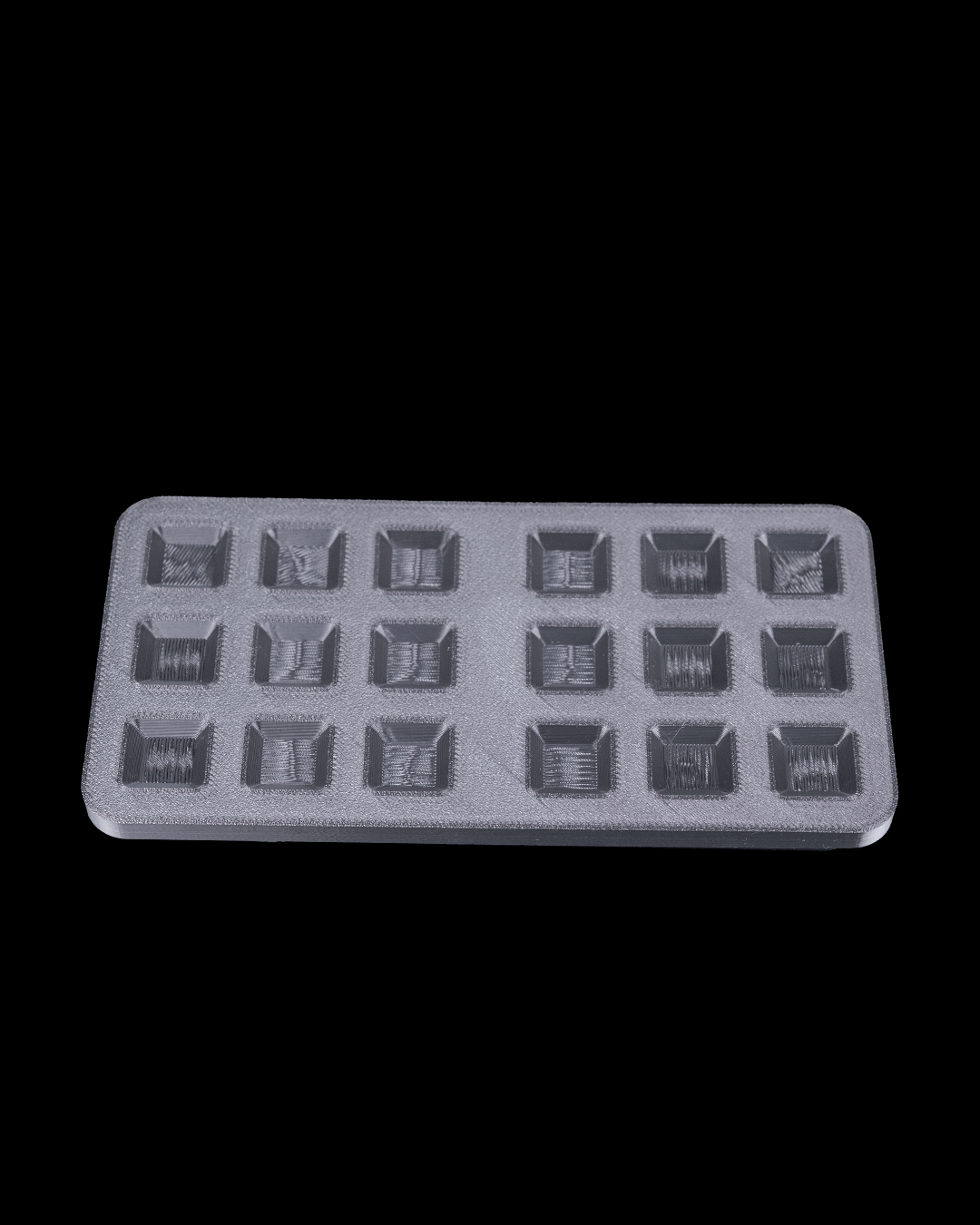 Office Plus Kit — 3D printed desk organizer set, side profile