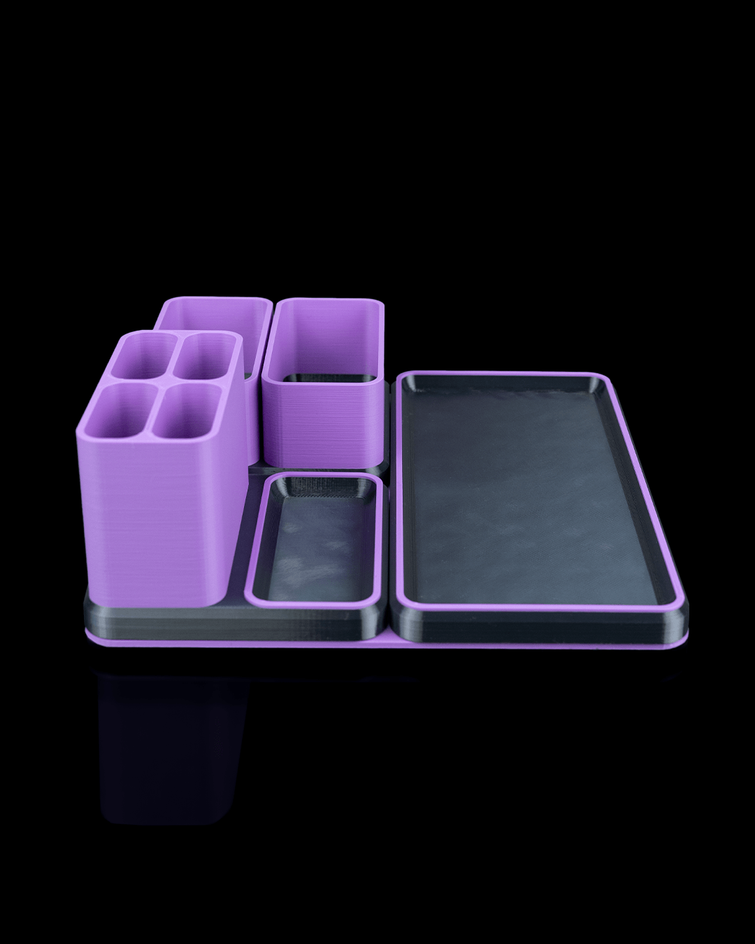 Office Pro Kit — 3D printed desk organizer set, detail view