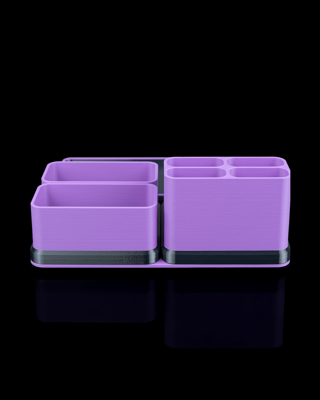 Office Pro Kit — 3D printed desk organizer set, shown in use