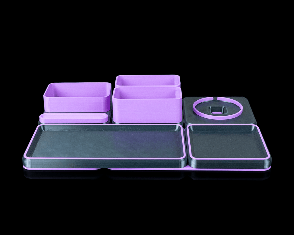 Office Ultimate Kit — 3D printed desk organizer set, shown in use
