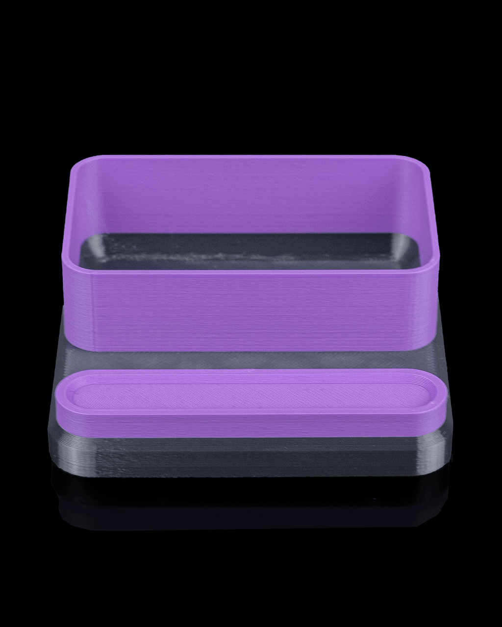 Office Ultimate Kit — 3D printed desk organizer set, front view