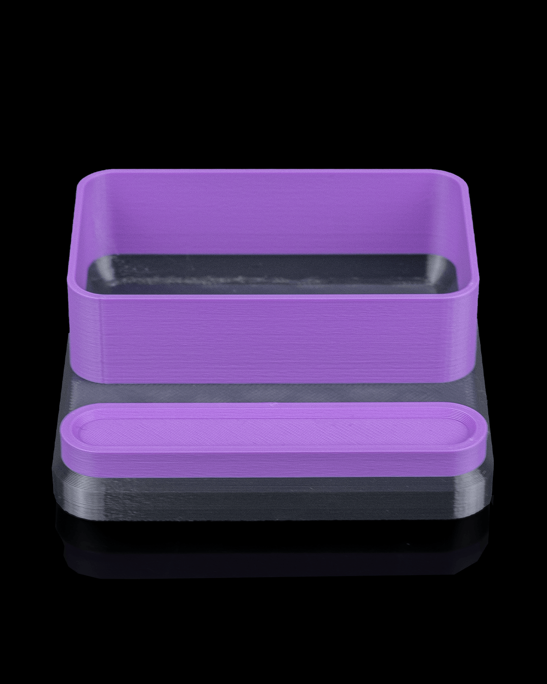 Office Ultimate Kit — 3D printed desk organizer set, front view