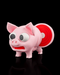 Pork Chop Coaster — 3D printed can holder, on a desk