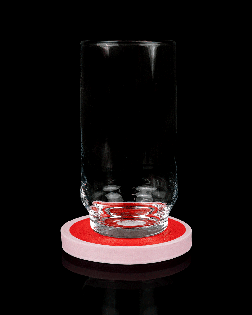 Pork Chop Coaster — 3D printed can holder, on a desk