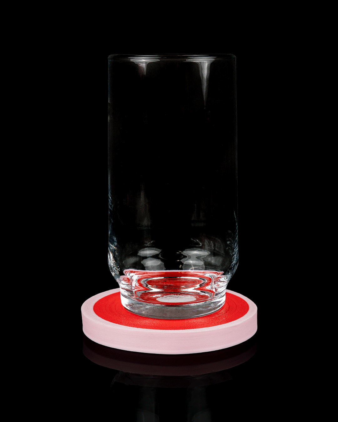 Pork Chop Coaster — 3D printed can holder, on a desk