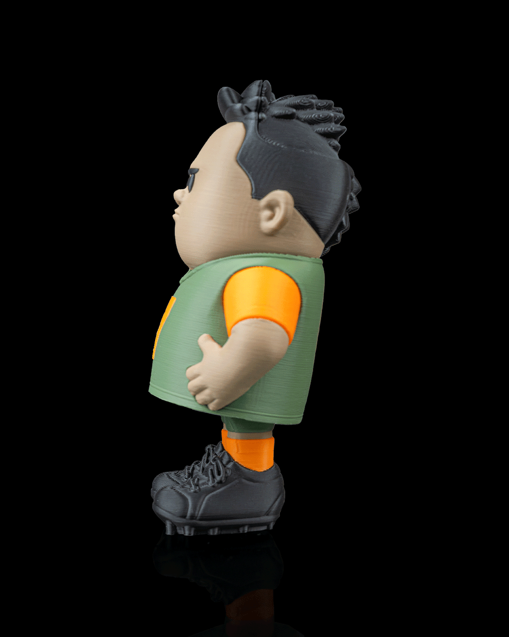 Right Winger — 3D printed soccer gift, front view