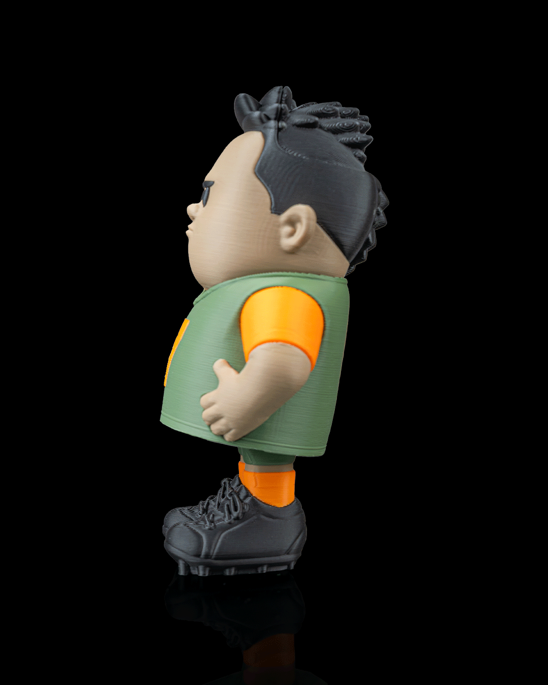Right Winger — 3D printed soccer gift, front view