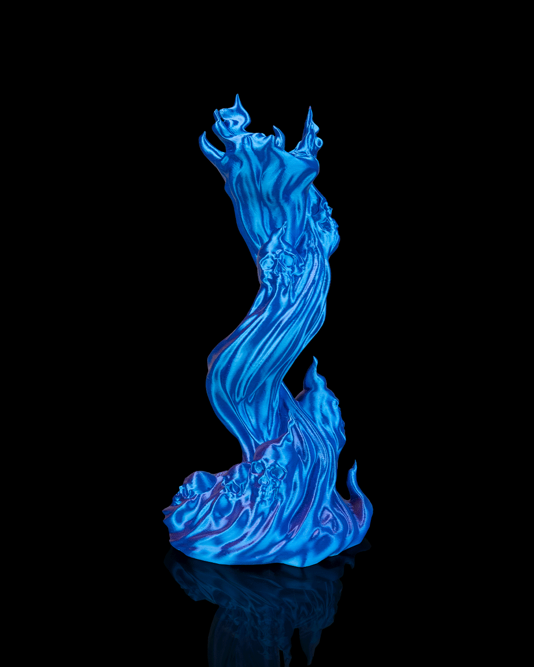Skullflame Headphone Holder — 3D printed headphone stand, with color options