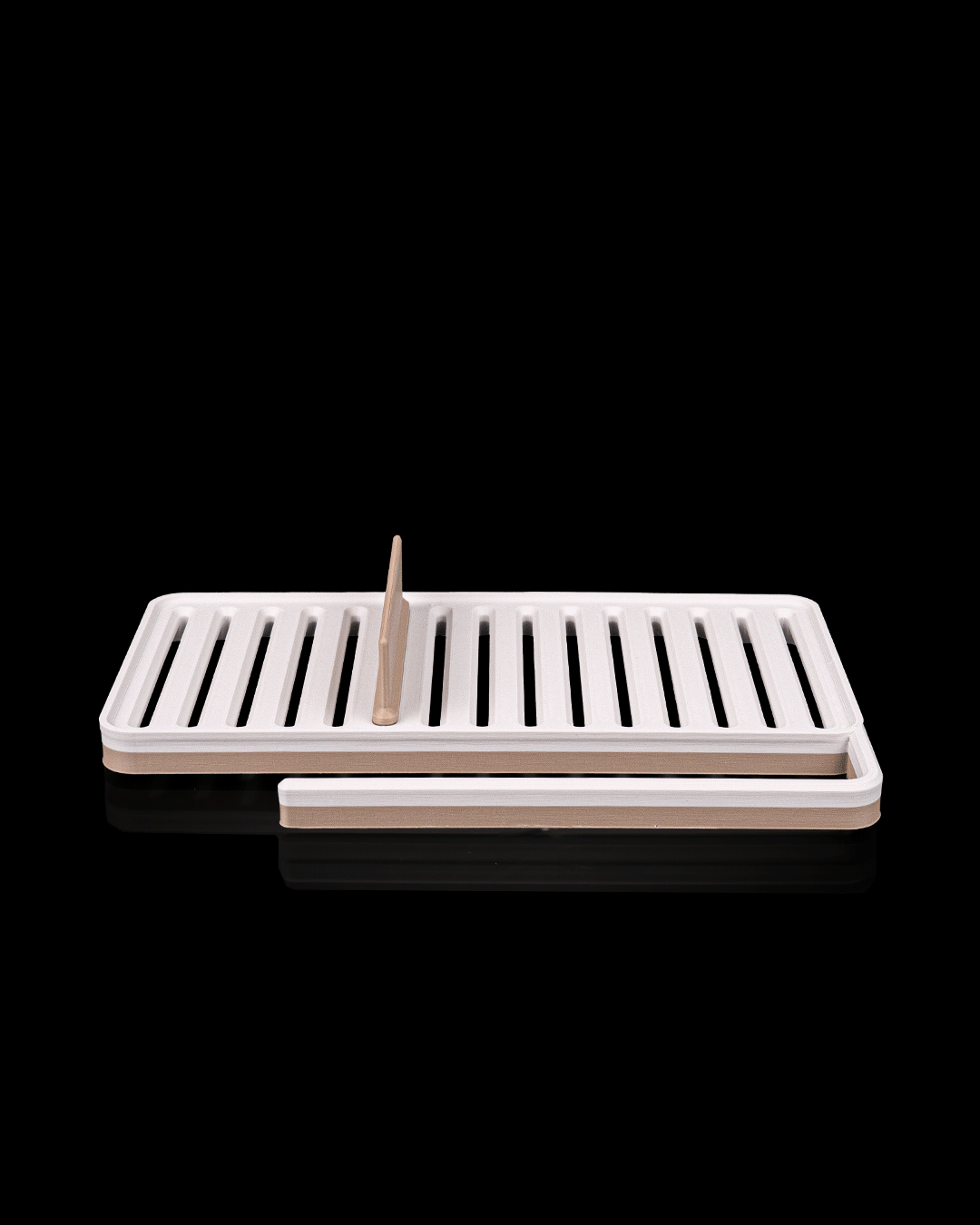 Sponge Set — 3D printed kitchen organizer, side profile