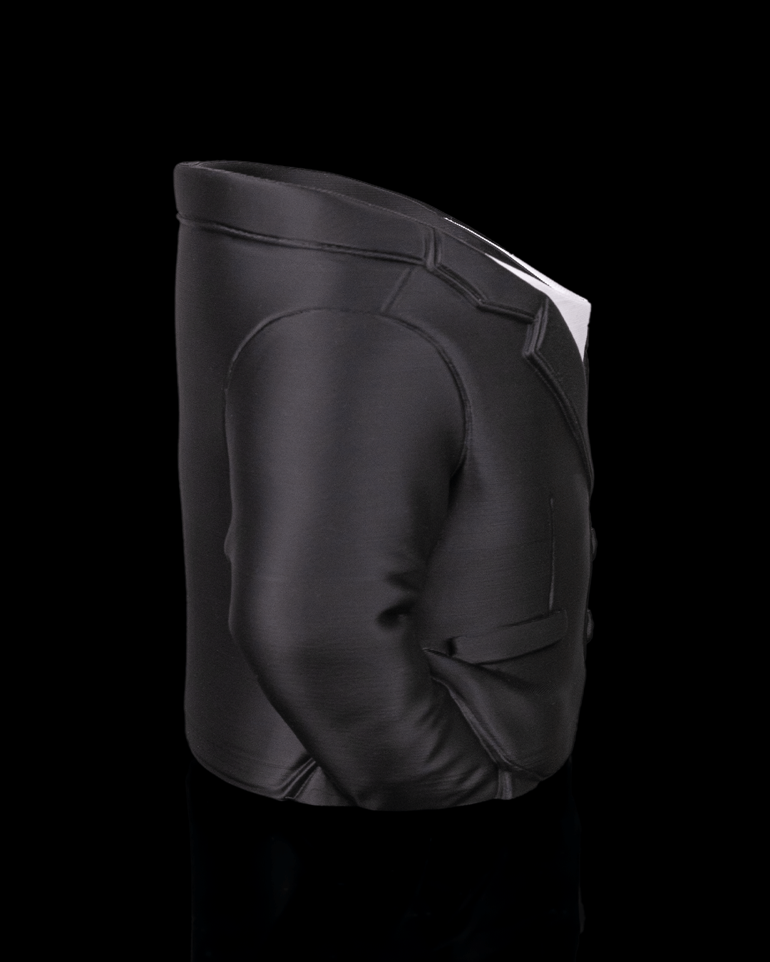 Suit Can Holder — 3D printed can holder, shown in use
