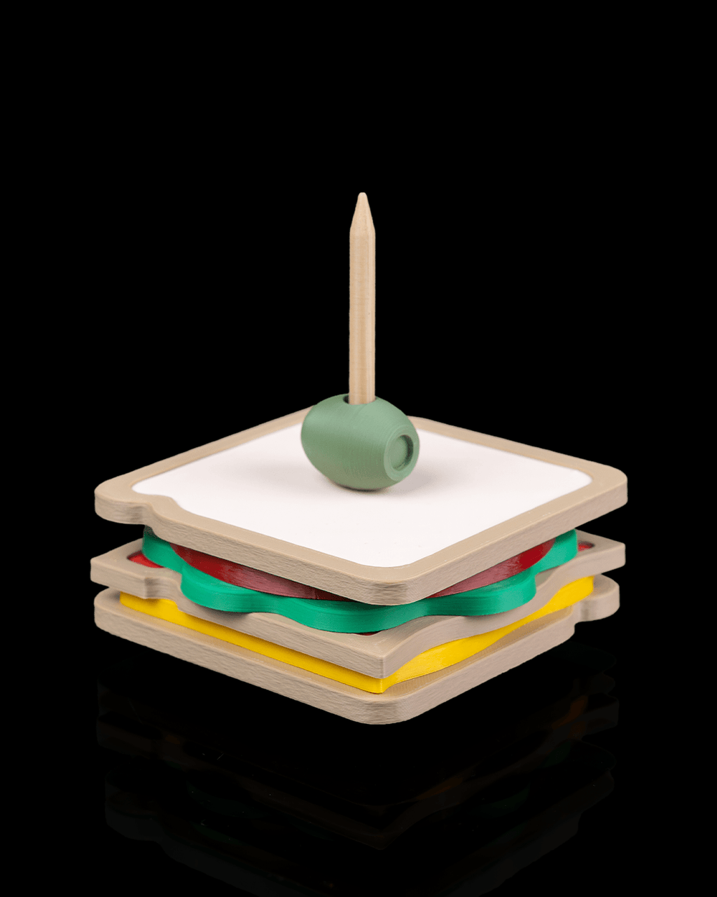 The Coaster Club — 3D printed can holder, styled on a shelf