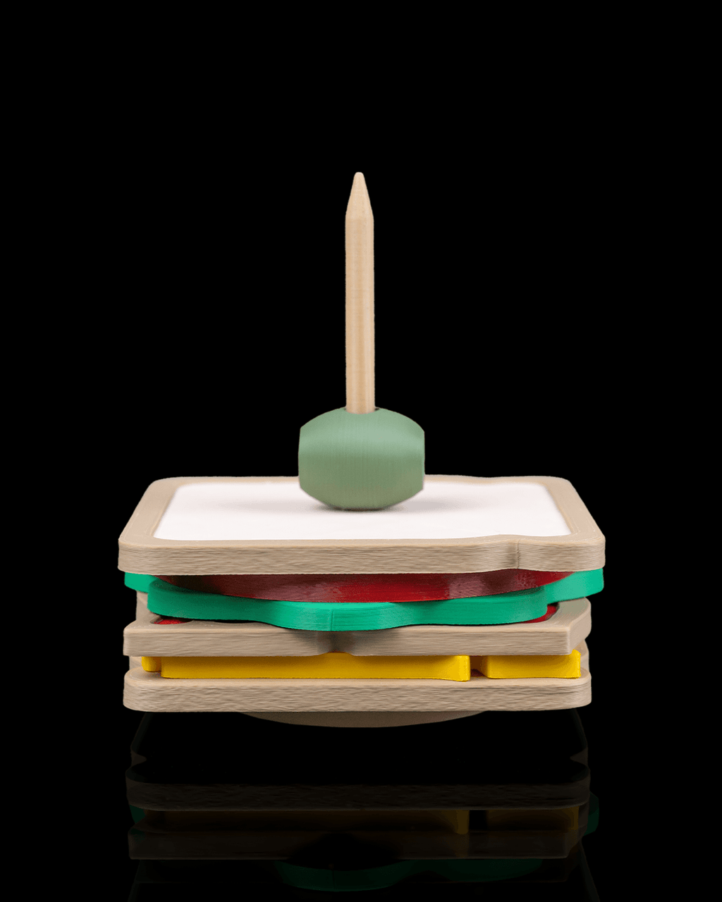 The Coaster Club — 3D printed can holder, front view