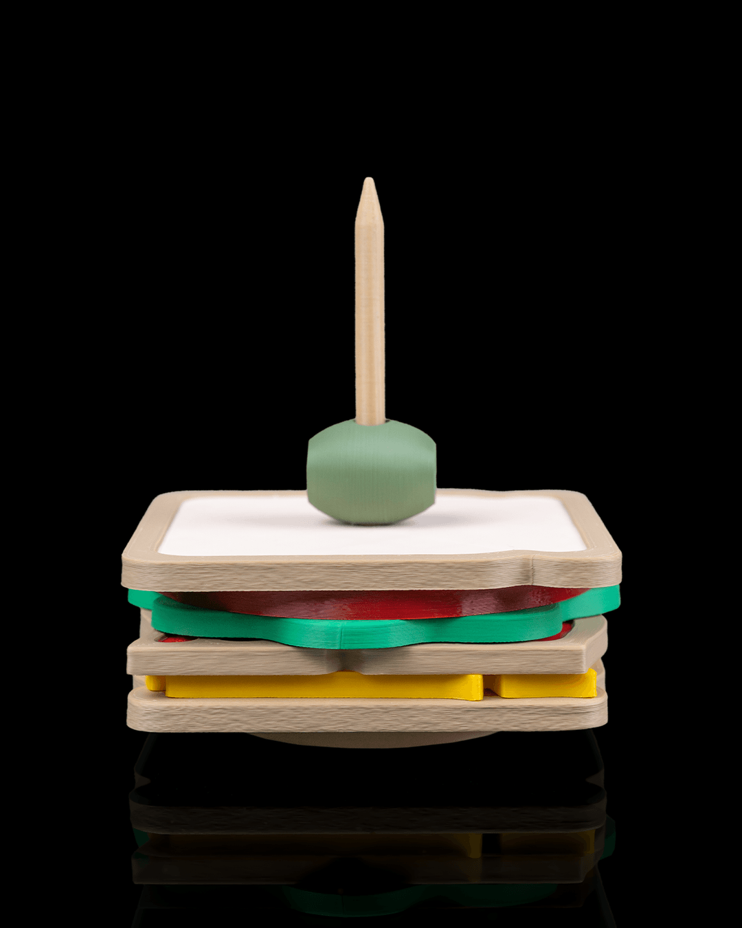 The Coaster Club — 3D printed can holder, front view