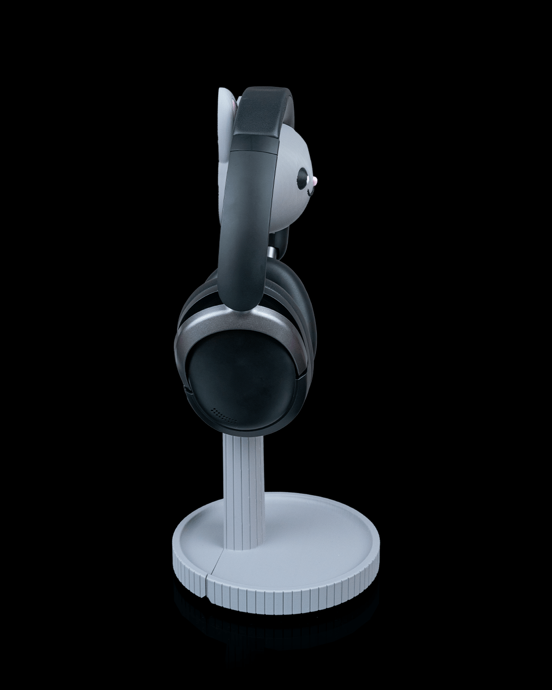 Whiskers Headset Holder — 3D printed headphone stand, with color options