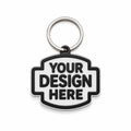 Custom 3D Printed NFC Keychains | Programmable Logo Keyrings for Business Promo