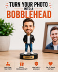 Custom Bobblehead From Photo | Personalized 3D Printed Figure | Desk Decor Keepsake