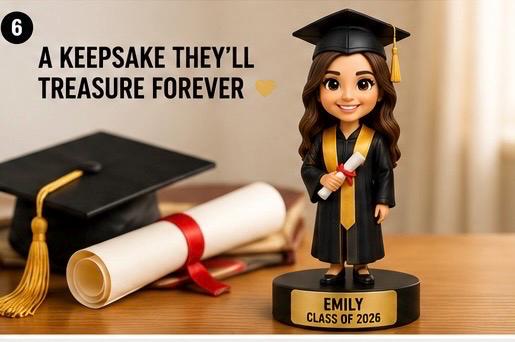 Custom Graduation Figure From Photo | Personalized Graduate Gift