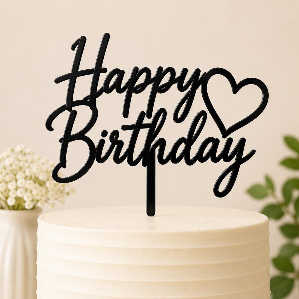 Custom Cake Toppers 10 Pc Set | Personalized 3D Printed Party Decor | Birthday, Wedding, Celebration