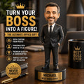 Custom Boss Figurine From Photo | Personalized Desk Decor, Office Gift