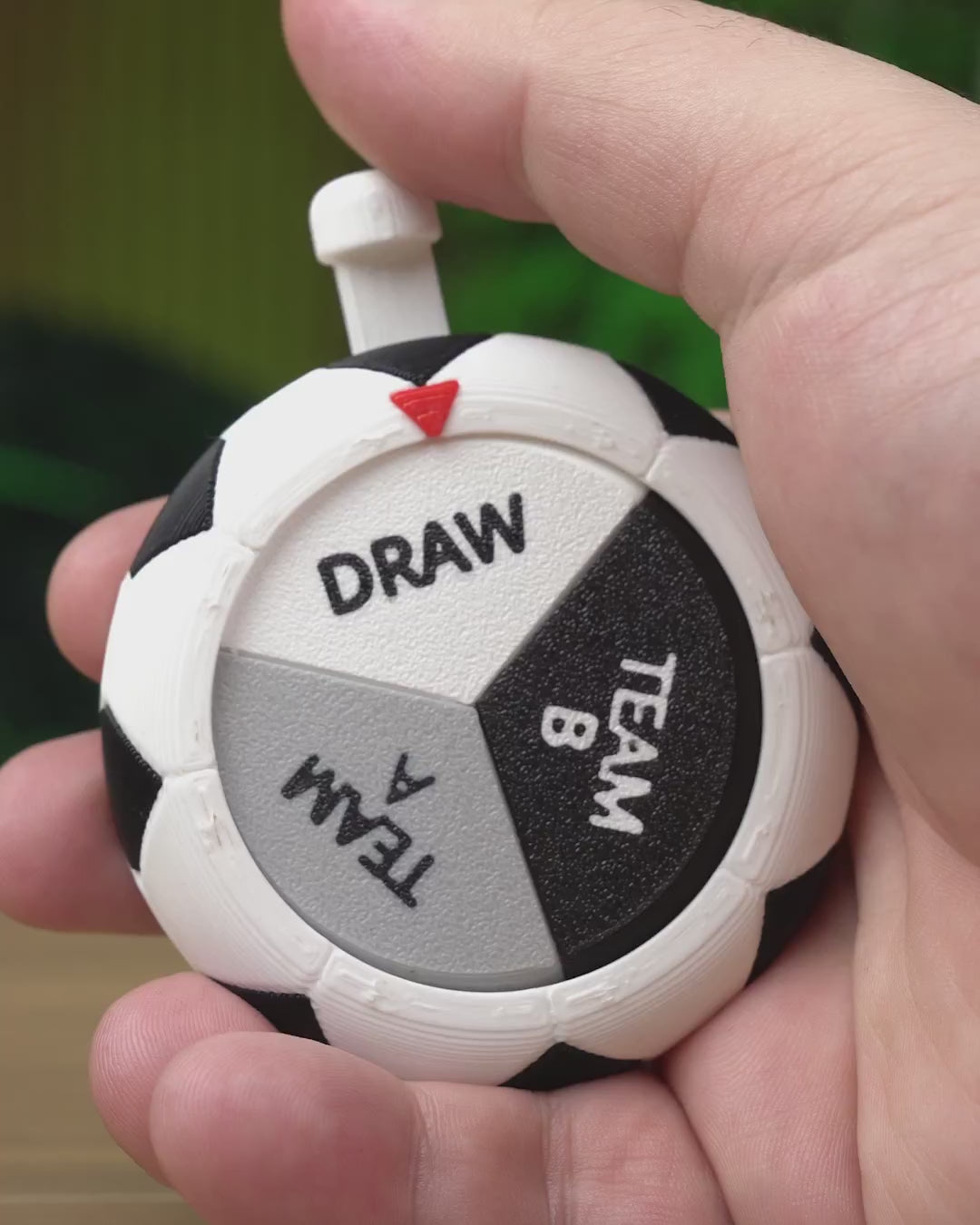 Match Draw Spinner — Soccer Gift, 3D Printed Football Fan Gift, Fan Gear, Gift for Soccer Fans