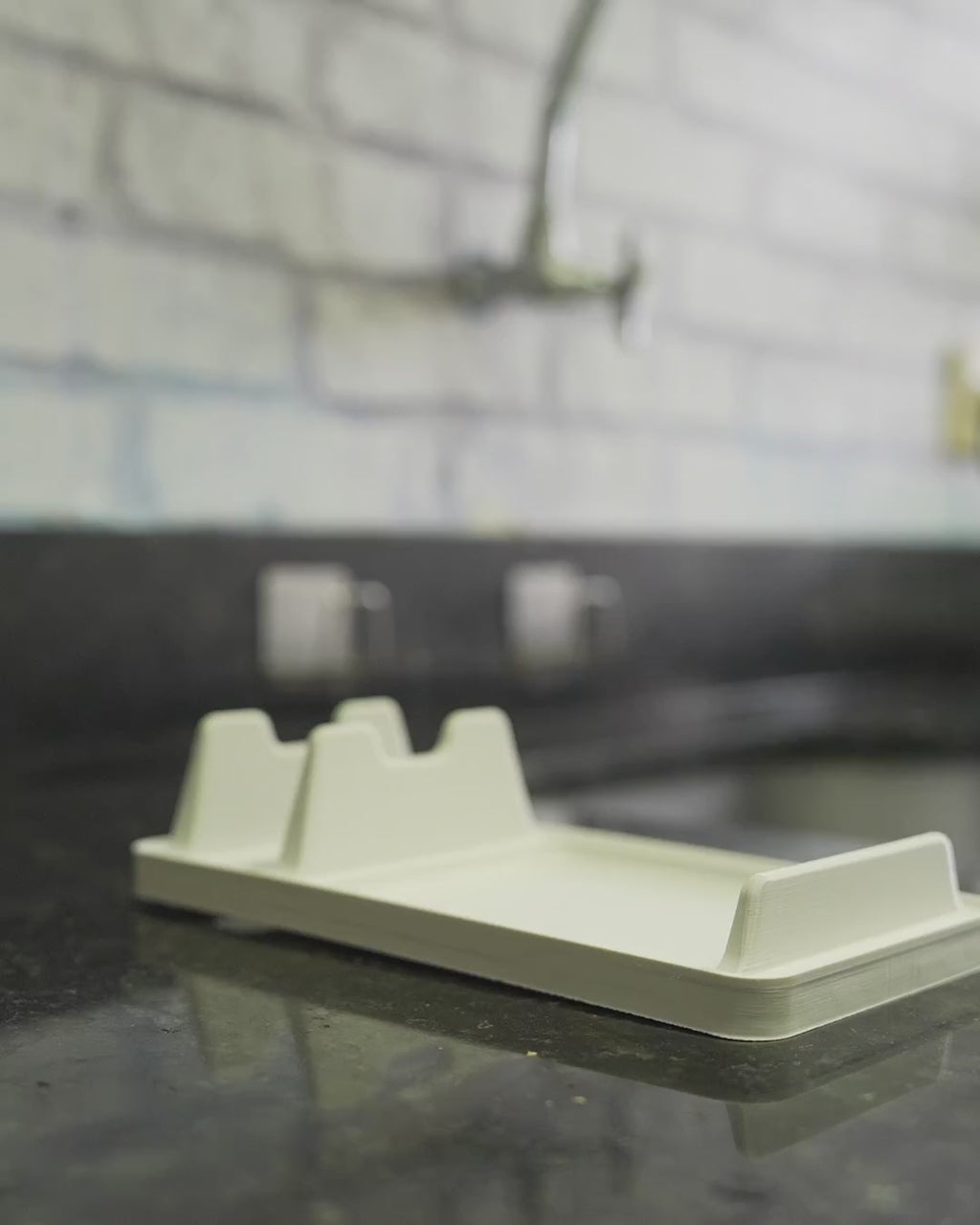 Cooking Utensil Rest — Kitchen Organizer, 3D Printed Dish Drying Rack, Kitchen Decor, Gift for Home Cooks