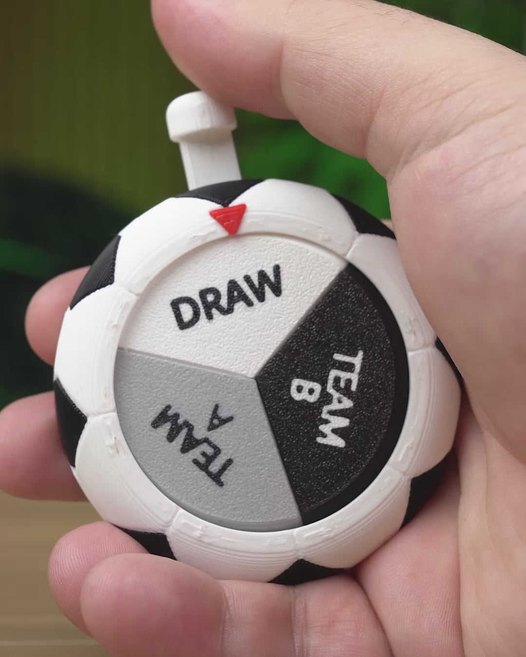 Match Draw Spinner — Soccer Gift, 3D Printed Football Fan Gift, Fan Gear, Gift for Soccer Fans