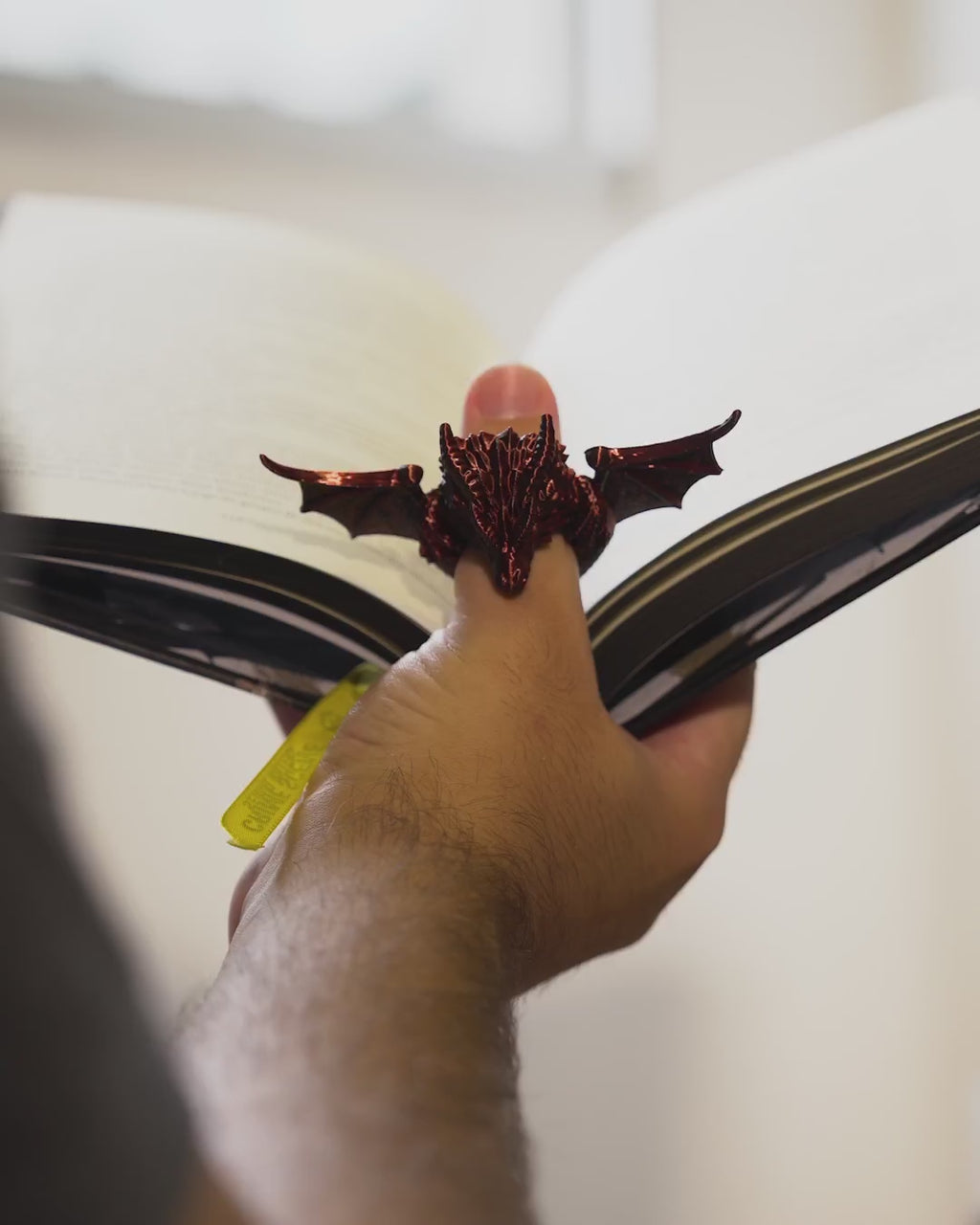 Dragonwing Page Holder — Dragon Desk Organizer, 3D Printed Desk Caddy, Home Office Decor, Gift for Coworkers