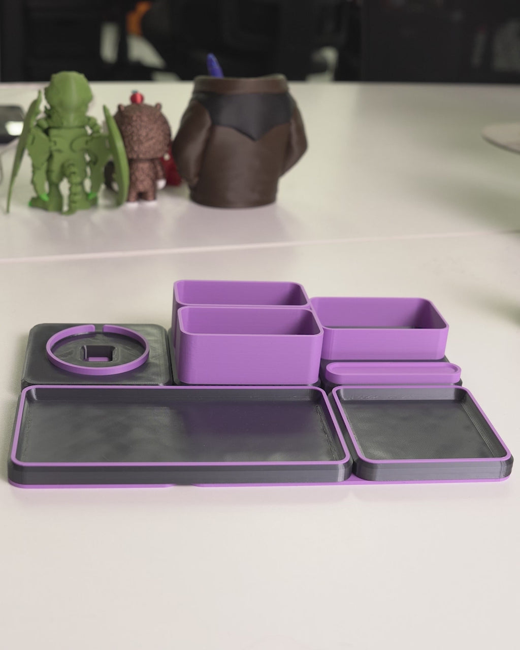 Office Ultimate Kit — Desk Organizer Set, 3D Printed Office Organizer Kit, Home Office Decor, Gift for Coworkers